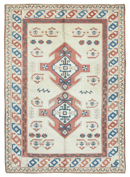 8x11 Beige Oushak Rug - 35793