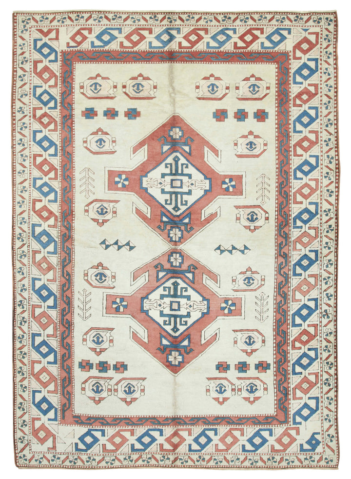 8x11 Beige Oushak Rug - 35793
