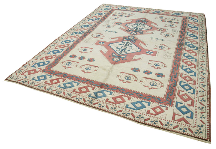 8x11 Beige Oushak Rug - 35793