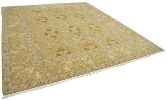 10x11 Yellow Oushak Rug - 35794