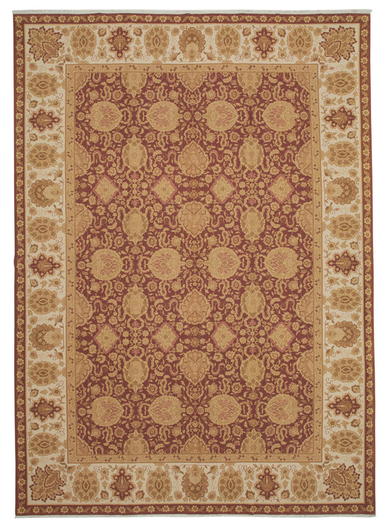 9x13 Beige Oushak Rug - 35798