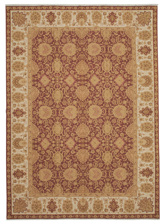 9x13 Beige Oushak Rug - 35798