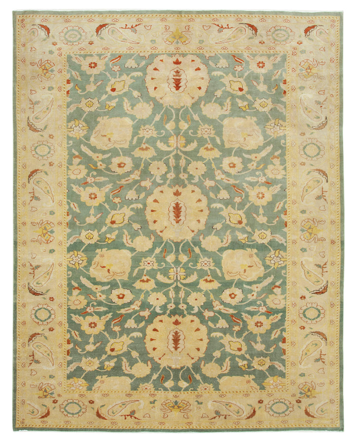 8x10 Beige Oushak Rug - 35803