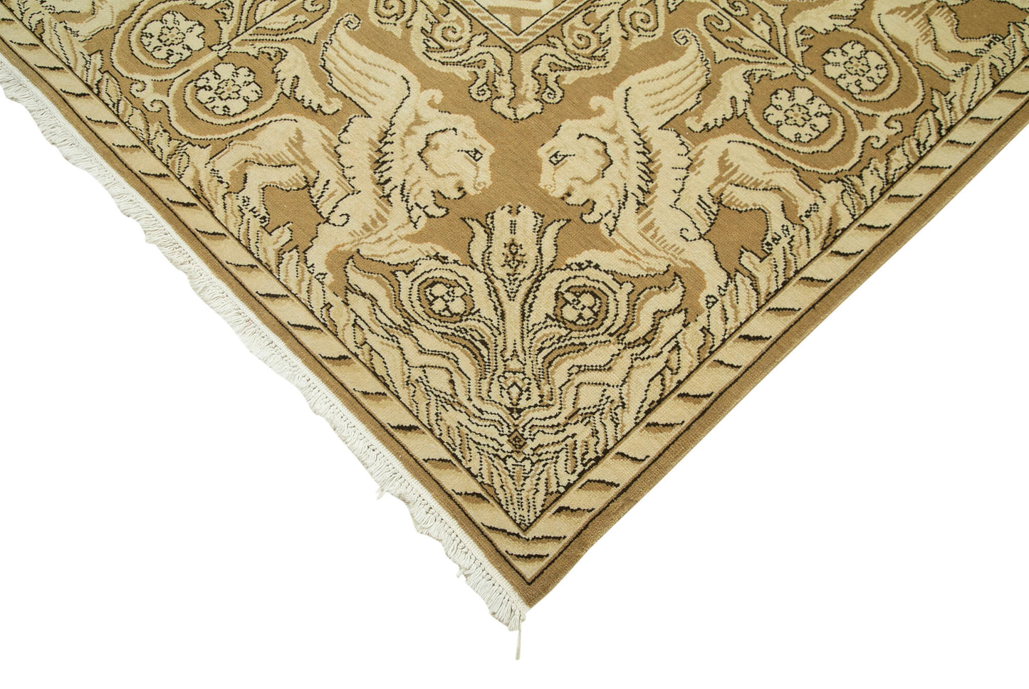 10x13 Beige Oushak Rug - 35804