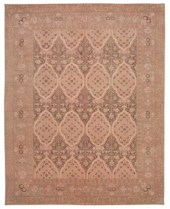 10x13 Pink Oushak Rug - 35805