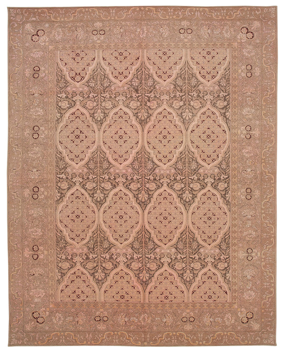 10x13 Pink Oushak Rug - 35805