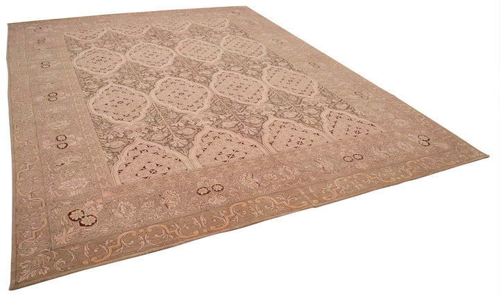 10x13 Pink Oushak Rug - 35805