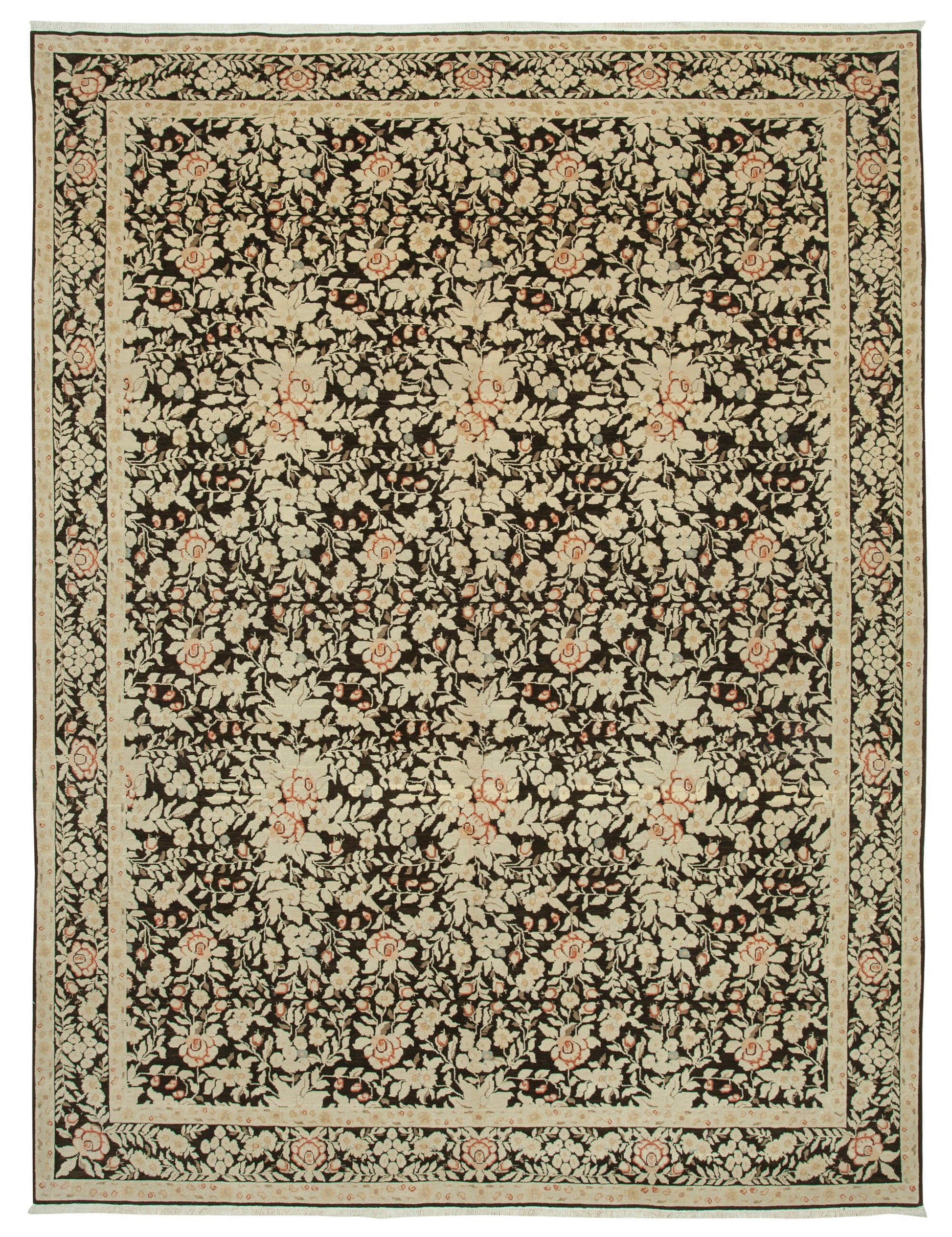 9x12 Beige Oushak Rug - 35809