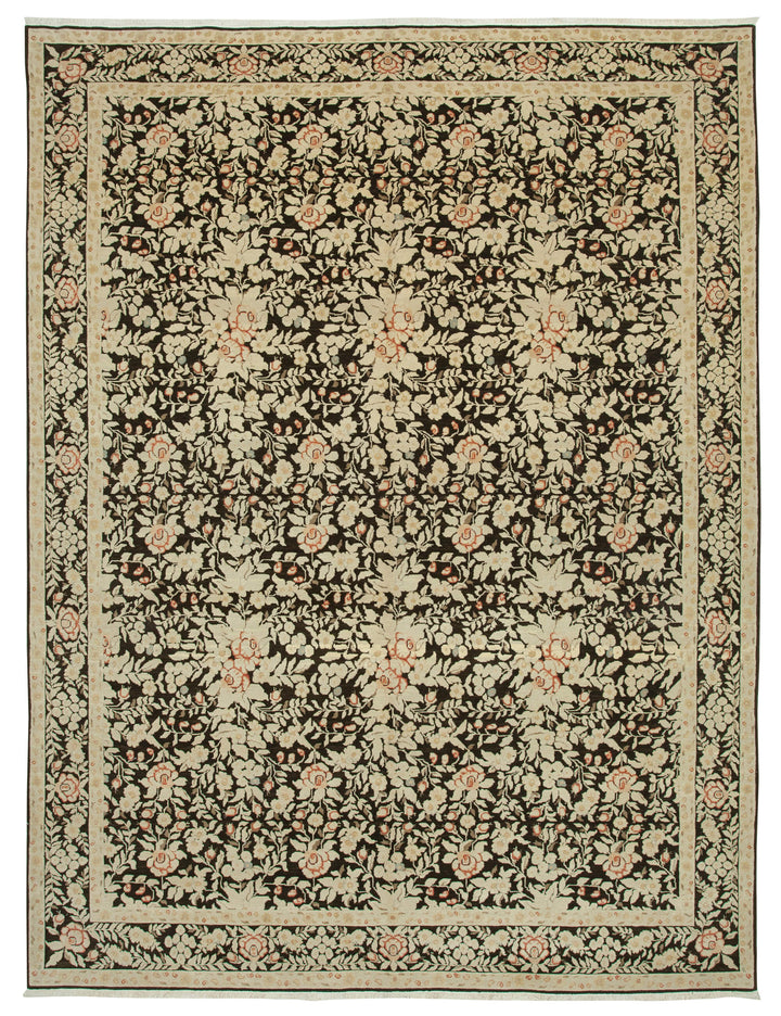 9x12 Beige Oushak Rug - 35809