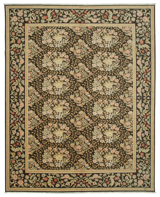 10x13 Beige Oushak Rug - 35810