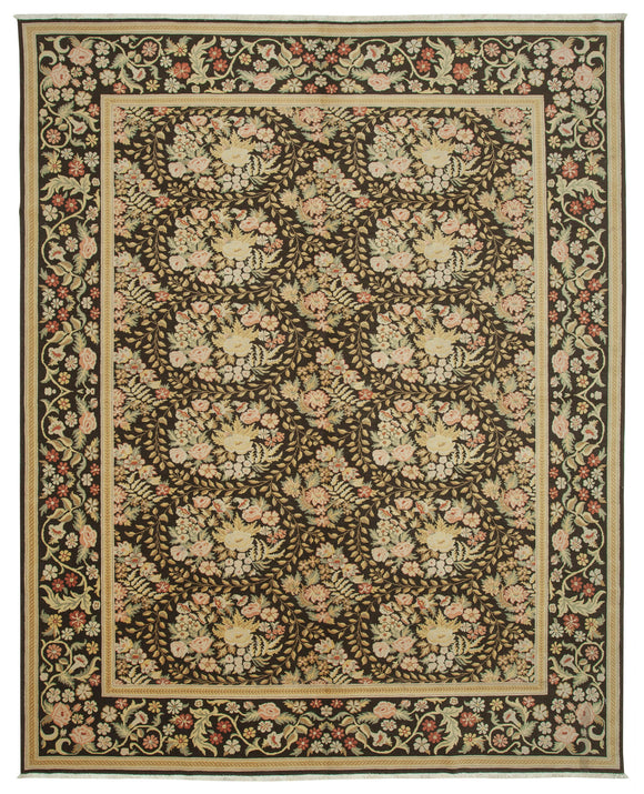 10x13 Beige Oushak Rug - 35810