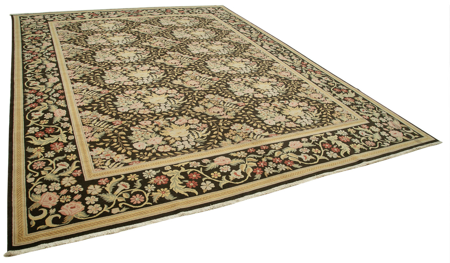 10x13 Beige Oushak Rug - 35810