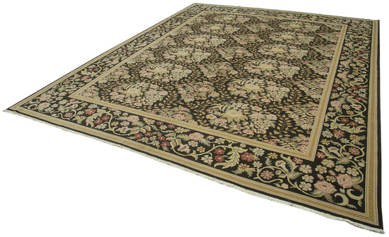 10x13 Beige Oushak Rug - 35810