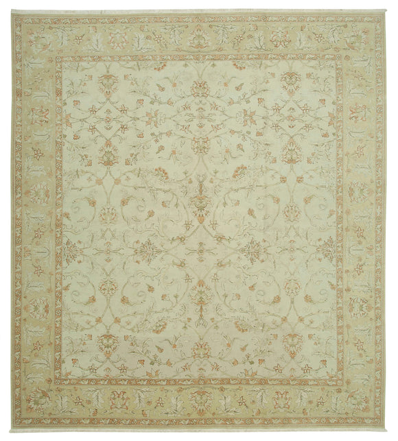 10x11 Beige Oushak Rug - 35813