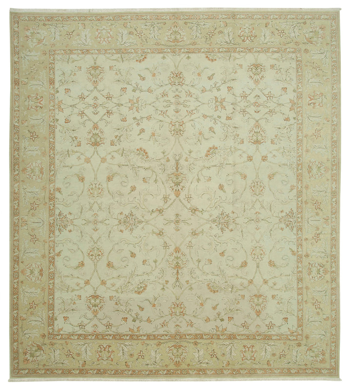 10x11 Beige Oushak Rug - 35813