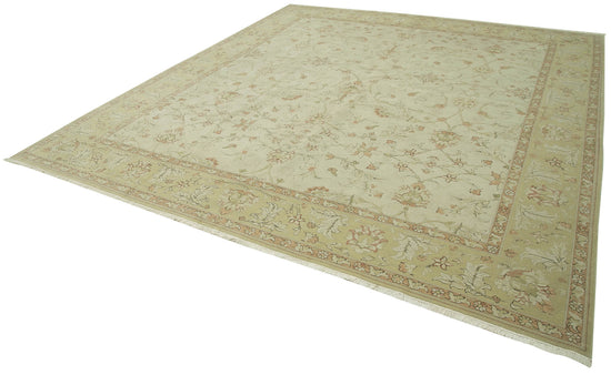10x11 Beige Oushak Rug - 35813