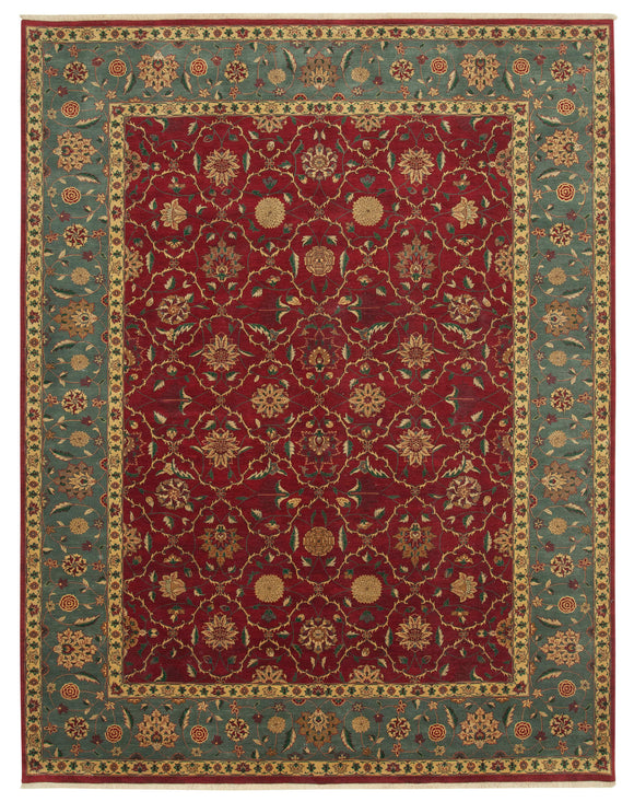 9x12 Red Oushak Rug - 35816