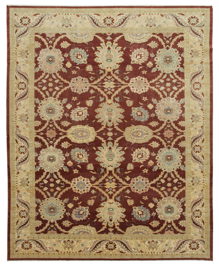10x12 Beige Oushak Rug - 35819