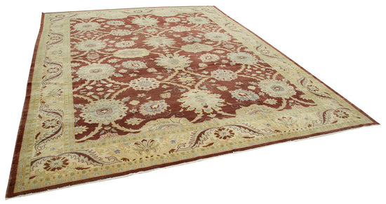 10x12 Beige Oushak Rug - 35819
