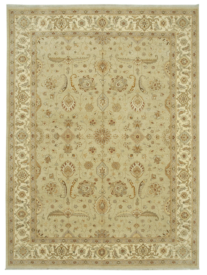 9x12 Beige Oushak Rug - 35828