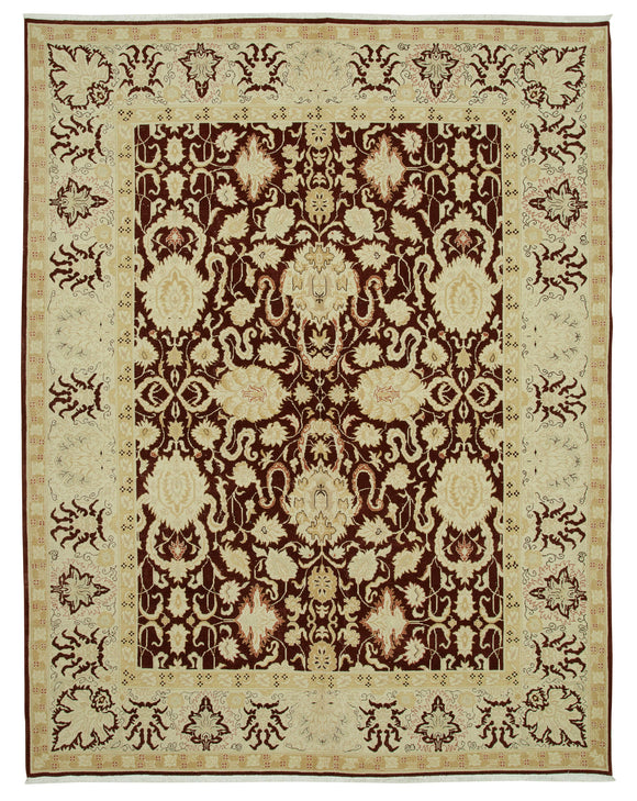 9x12 Beige Oushak Rug - 35829