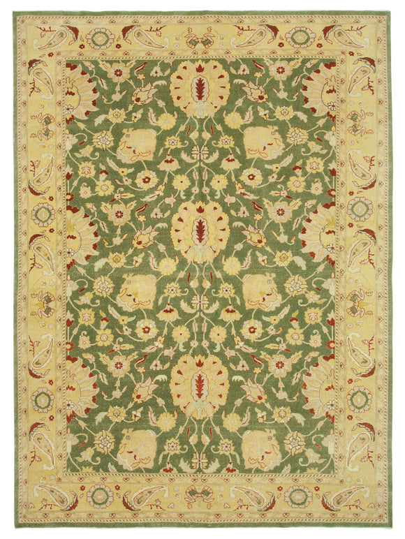 9x12 Beige Oushak Rug - 35832