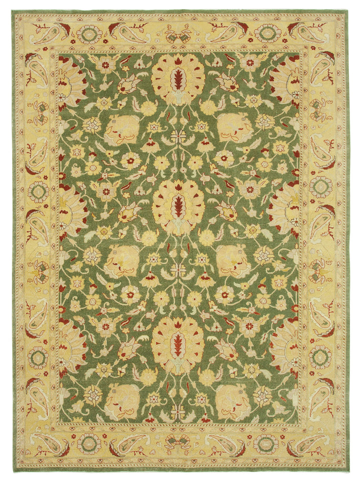 9x12 Beige Oushak Rug - 35832