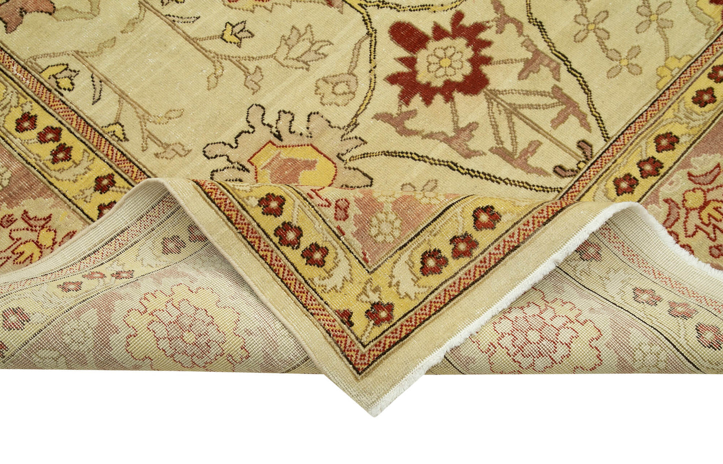 9x12 Beige Oushak Rug - 35833