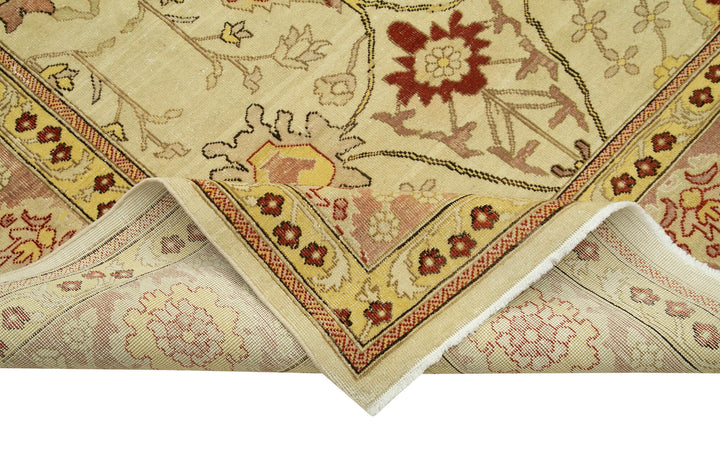 9x12 Beige Oushak Rug - 35833