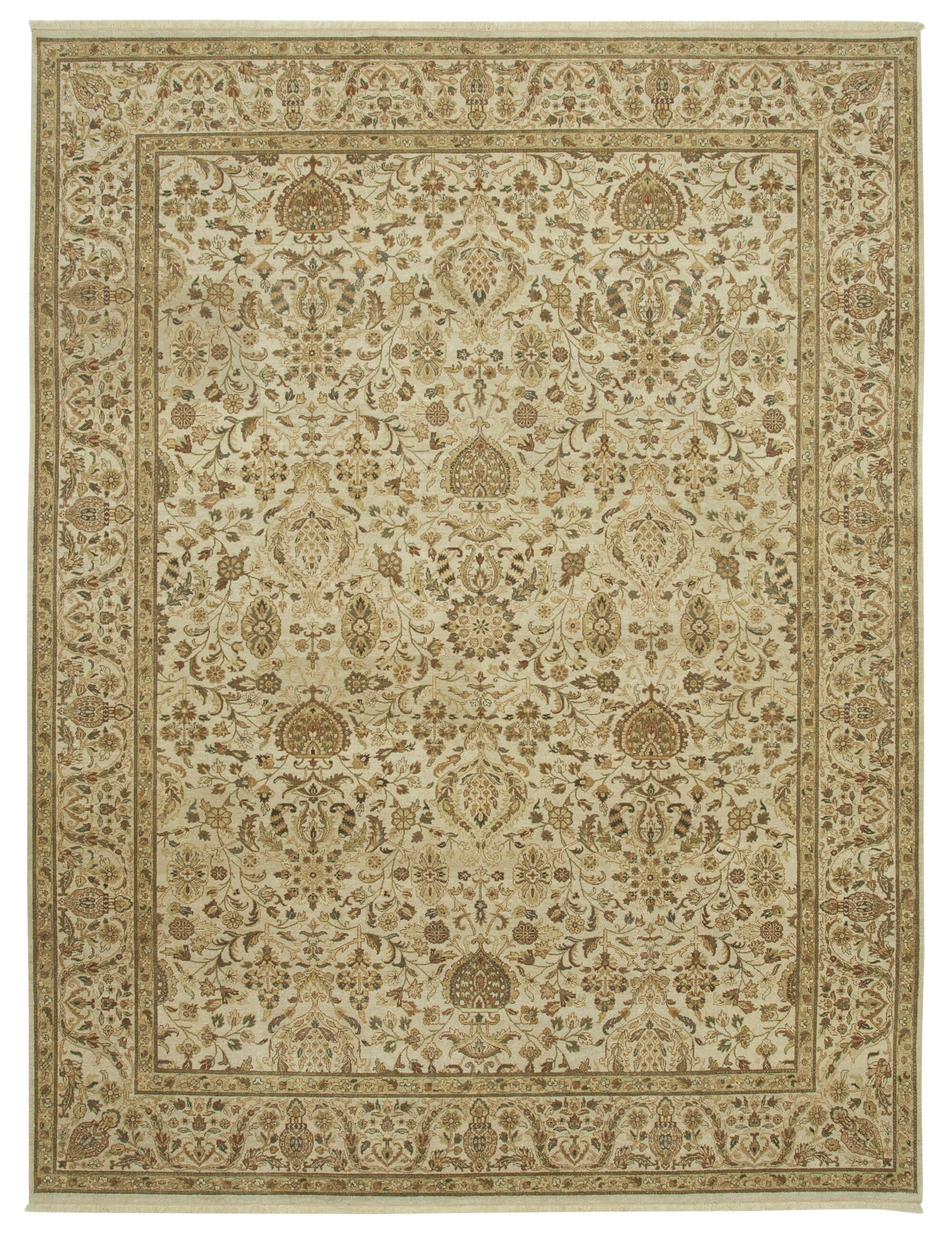 9x12 Beige Oushak Rug - 35834