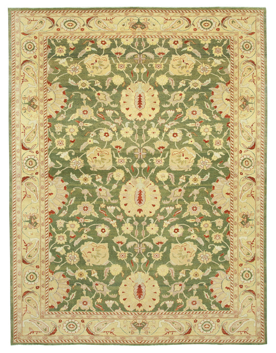9x12 Beige Oushak Rug - 35837