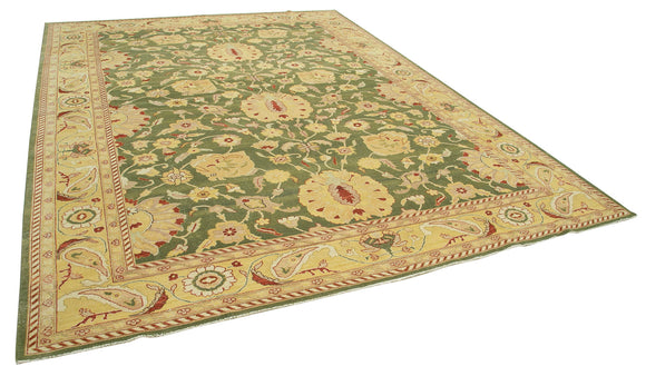 9x12 Beige Oushak Rug - 35837