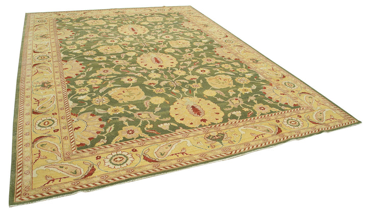 9x12 Beige Oushak Rug - 35837