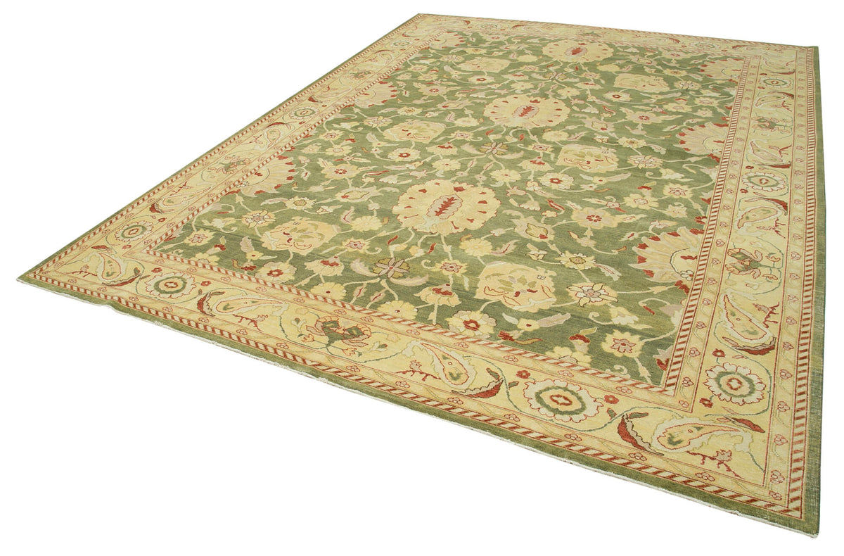 9x12 Beige Oushak Rug - 35837
