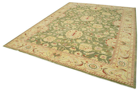 9x12 Beige Oushak Rug - 35837