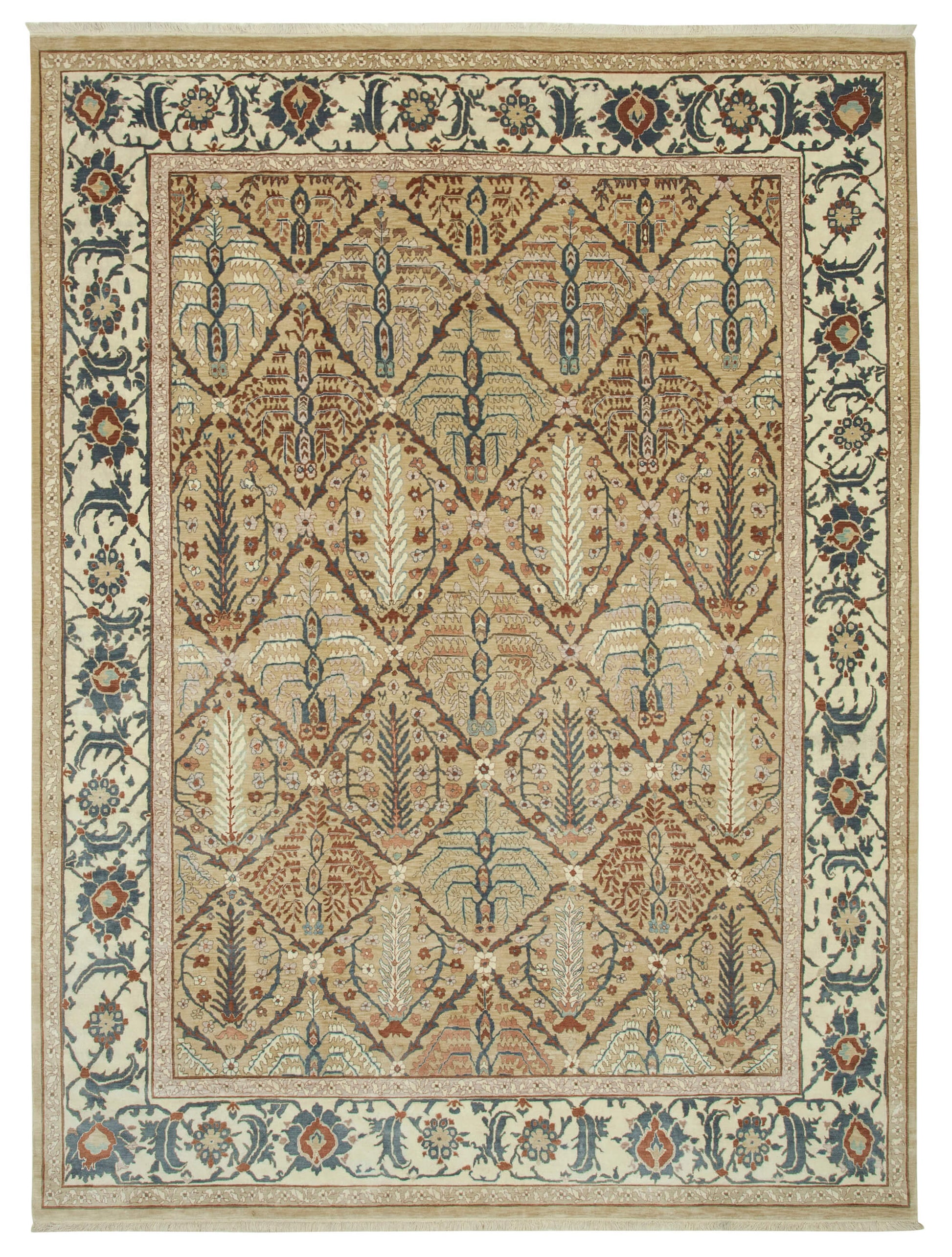 9x12 Beige Oushak Rug - 35839