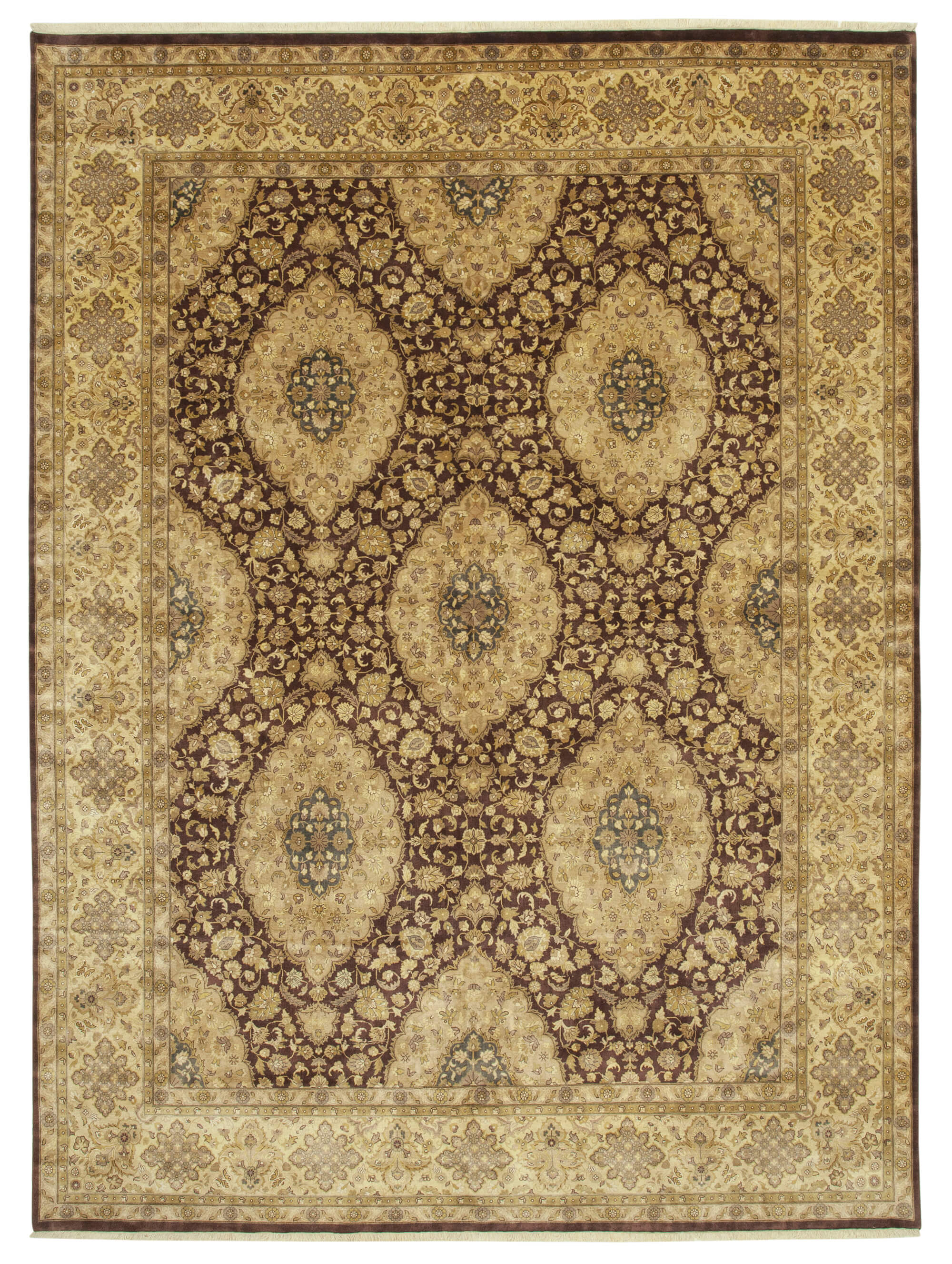 9x12 Yellow Oushak Rug - 35846