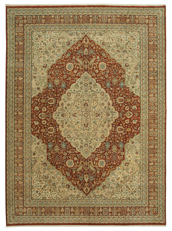 10x13 Beige Oushak Rug - 35851