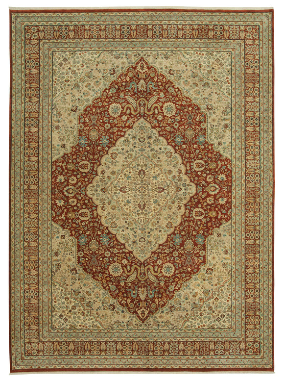 10x13 Beige Oushak Rug - 35851