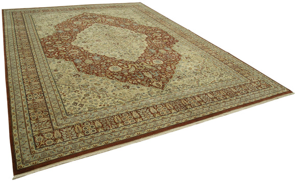 10x13 Beige Oushak Rug - 35851