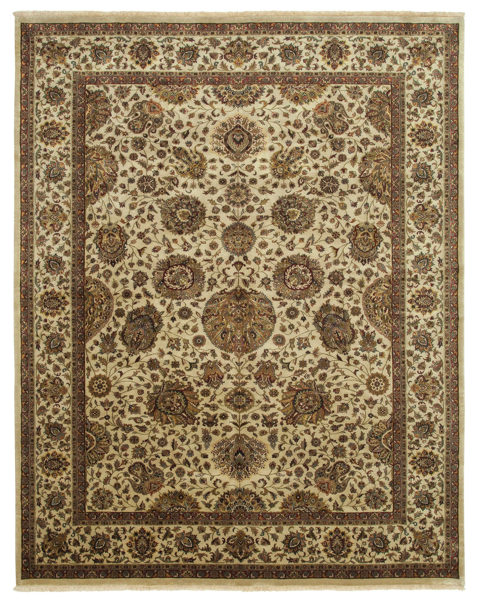 9x12 Beige Oushak Rug - 35853