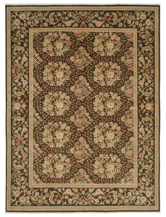 10x13 Beige Oushak Rug - 35854