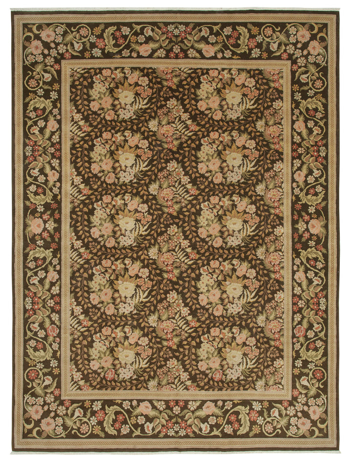 10x13 Beige Oushak Rug - 35854