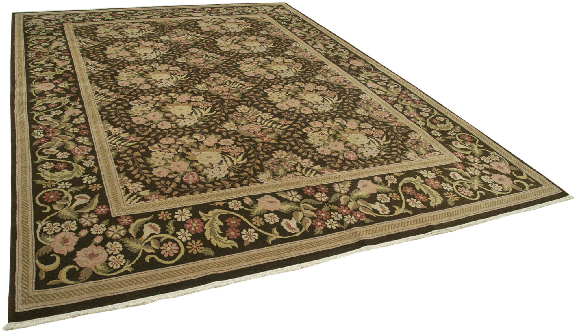 10x13 Beige Oushak Rug - 35854