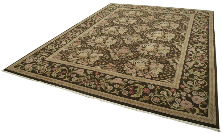 10x13 Beige Oushak Rug - 35854