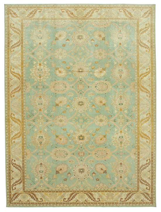 10x14 Beige Oushak Rug - 35858