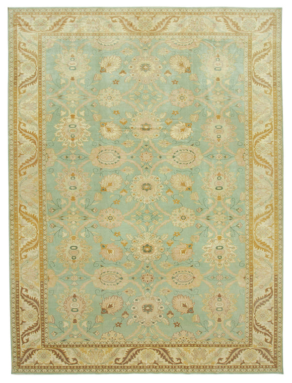 10x14 Beige Oushak Rug - 35858