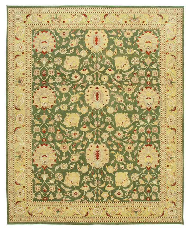 10x13 Yellow Oushak Rug - 35862