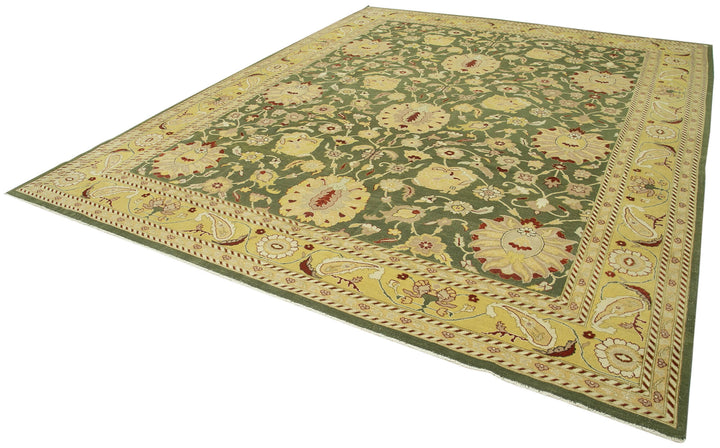 10x13 Yellow Oushak Rug - 35862