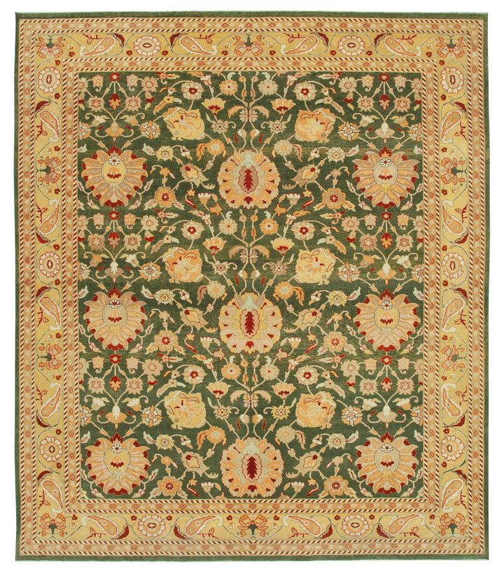 10x12 Yellow Oushak Rug - 35867